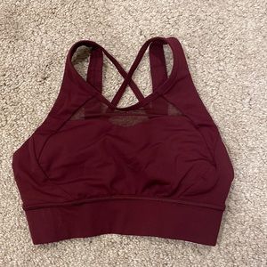 lululemon athletica Burgundy Sports Bra